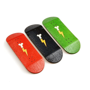 FlashBone Split-Ply Deck (various colors & sizes) | Classic Split Shape | Logo Edition